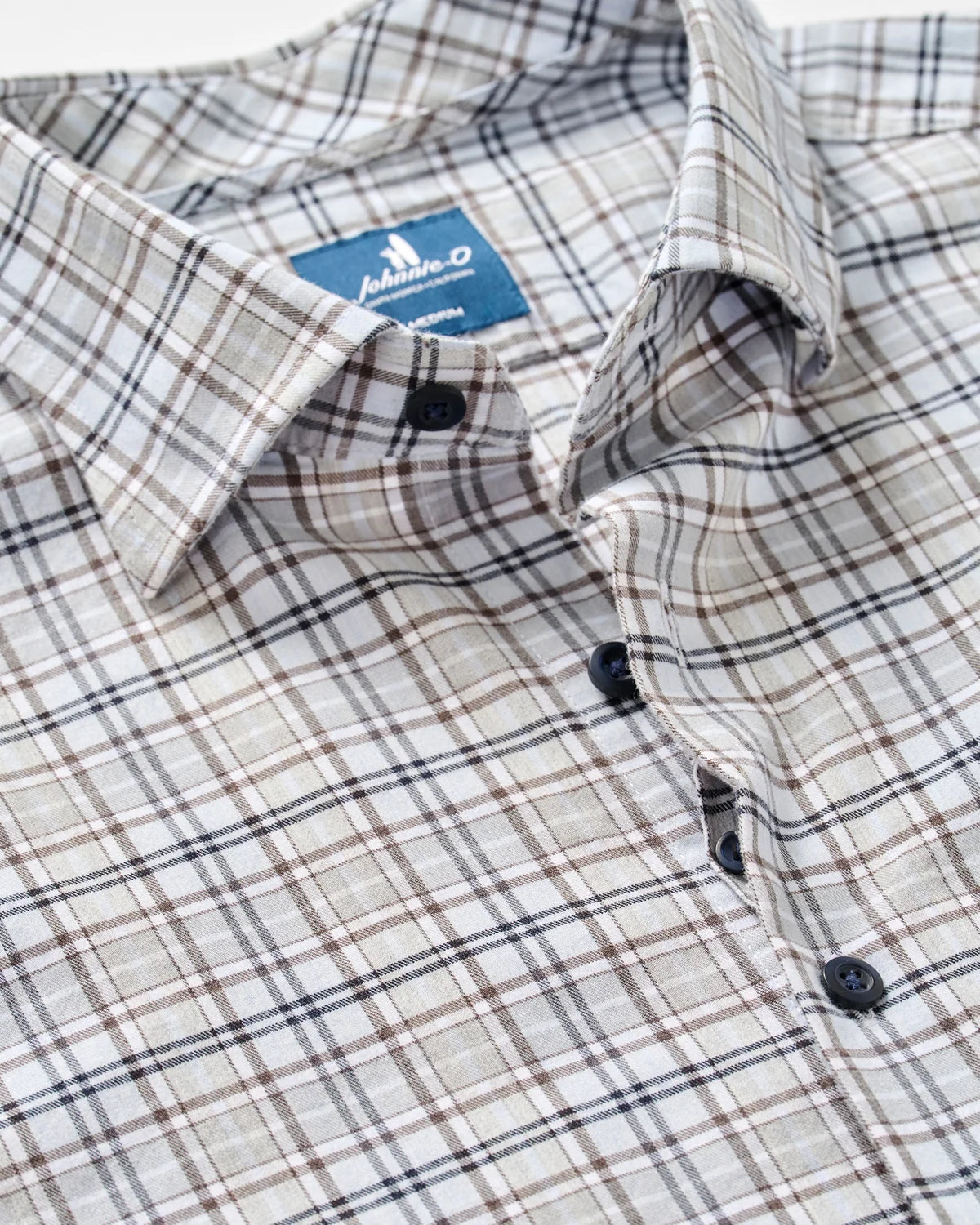 Johnnie O - Tahoe Plaid Performance Flannel Button Down Shirt - Kona