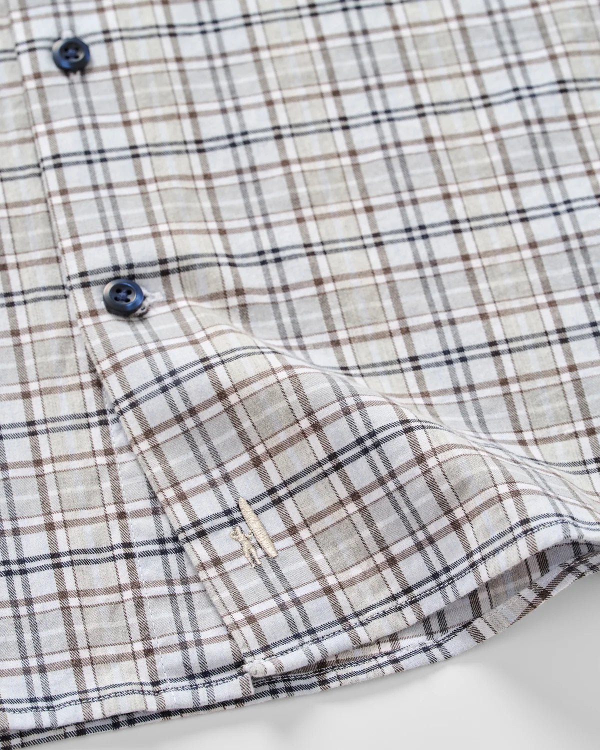 Johnnie O - Tahoe Plaid Performance Flannel Button Down Shirt - Kona