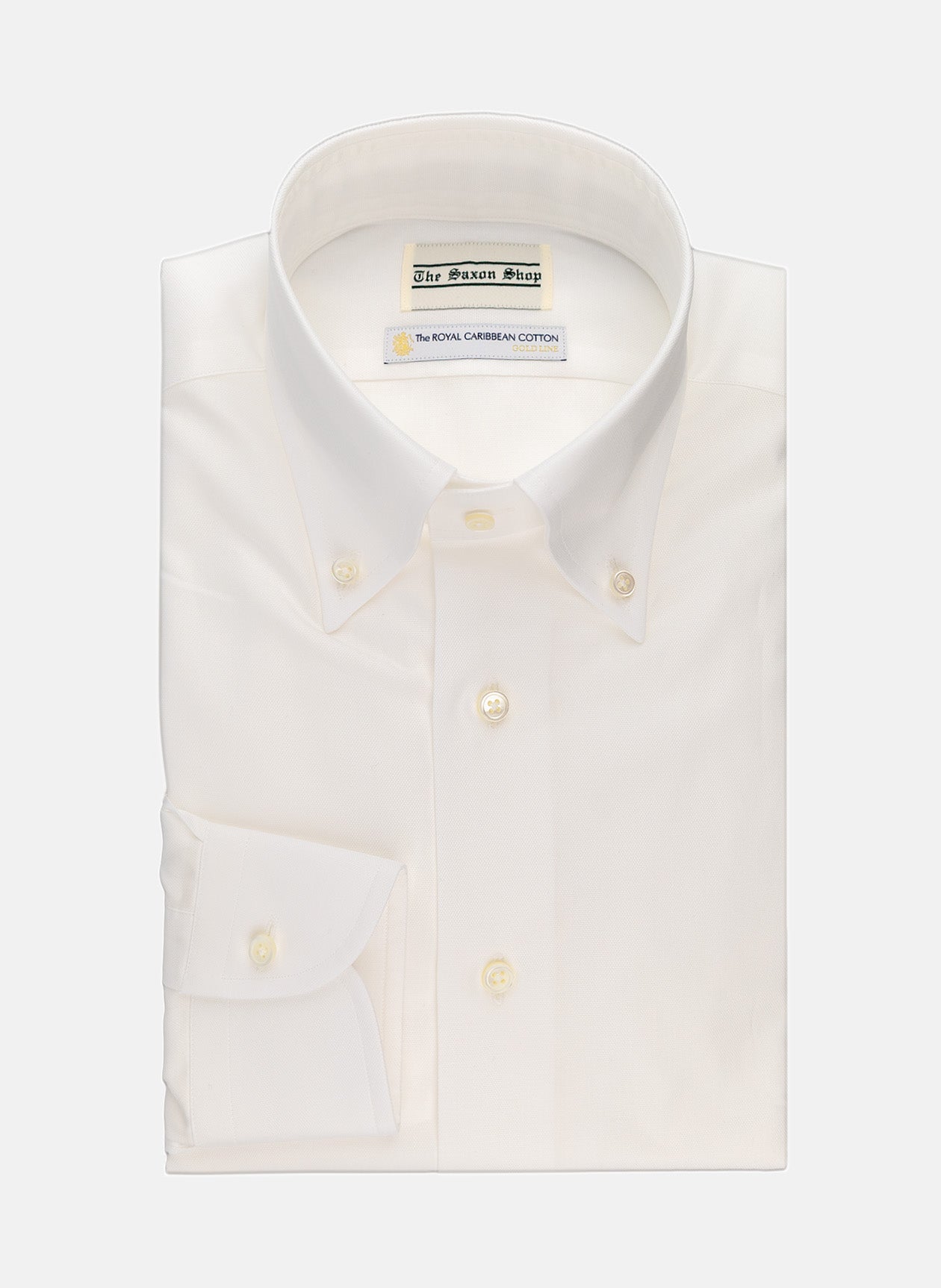 The Saxon Shop - Oxford Dress Shirt - White