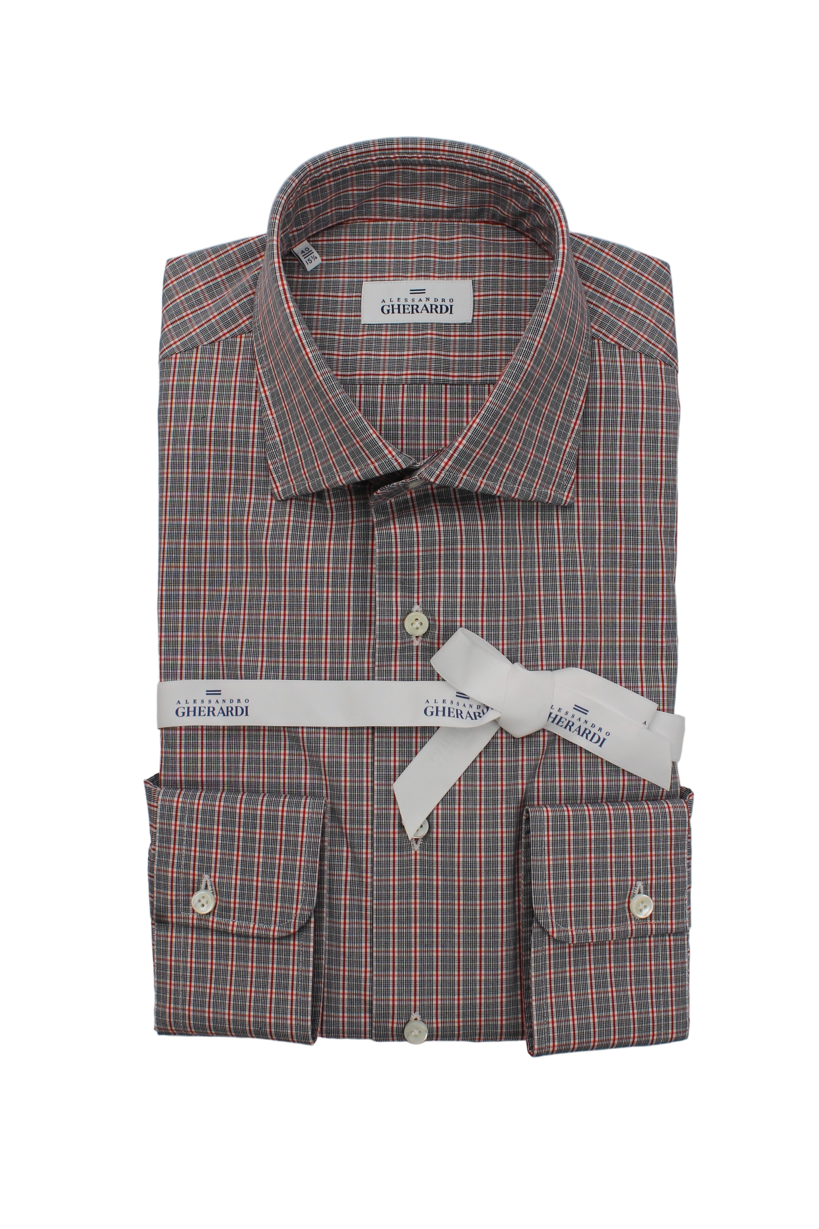 Gherardi - Check Sports Shirt - Red & Black Mix
