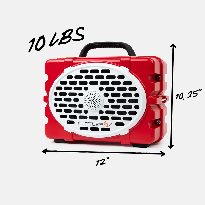 Turtlebox - Outdoor Speaker Original (Gen 3) - Red & White
