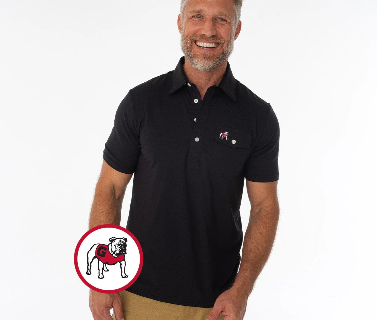 Criquet - Performance Jersey Players Shirt - Bulldog - Black