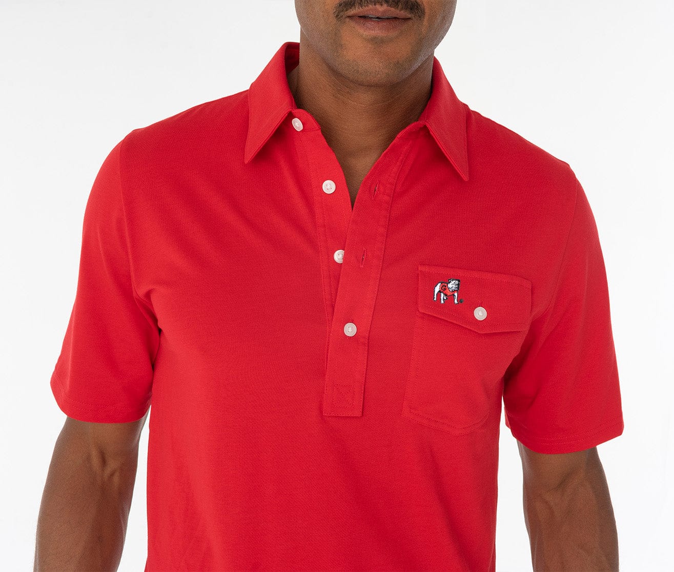 Criquet - Performance Jersey Players Shirt - Bulldog - Red
