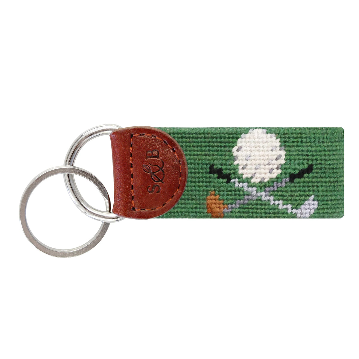 Smathers & Branson - Golf Clubs Key Fob - Sage