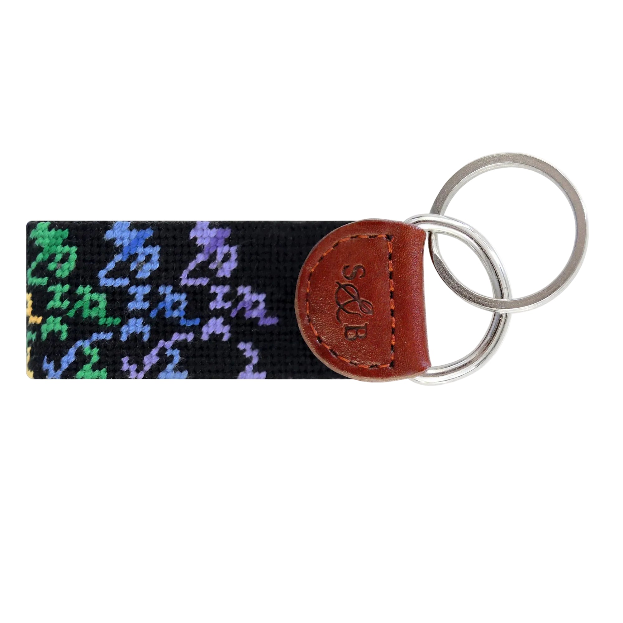 Smathers & Branson - Grateful Dead Dancing Skeletons Key Fob - Black