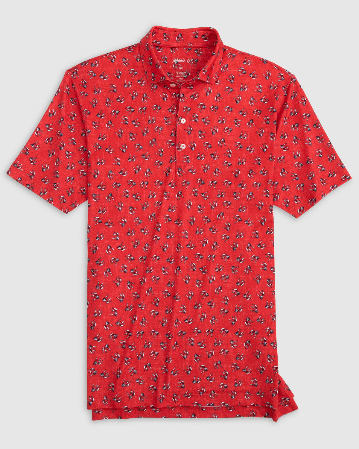 Johnnie-O - Stadium Exeter Printed Jersey Performance Polo - Georgia
