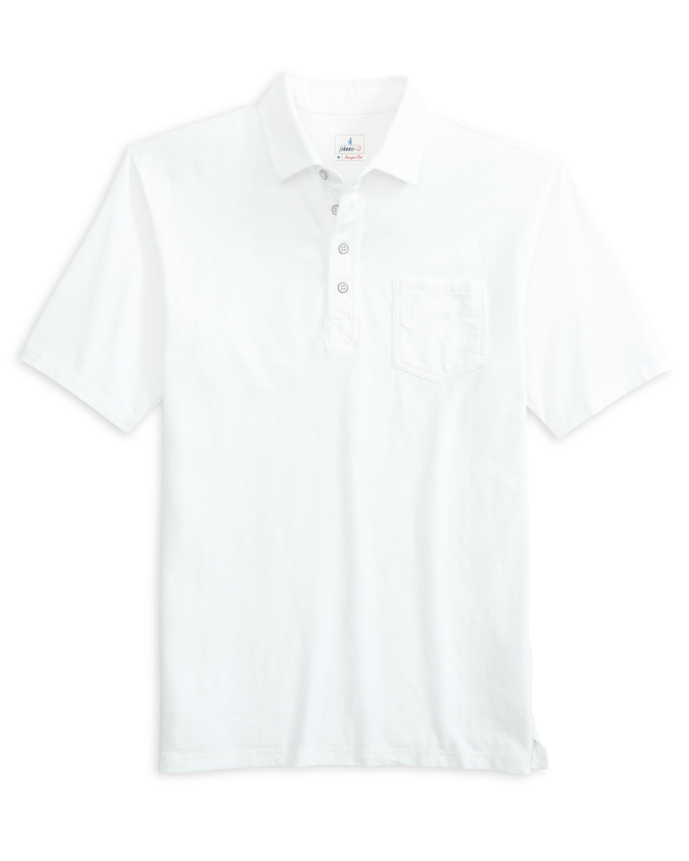 Johnnie O - Coastal Wash Original 4 Button Polo - White