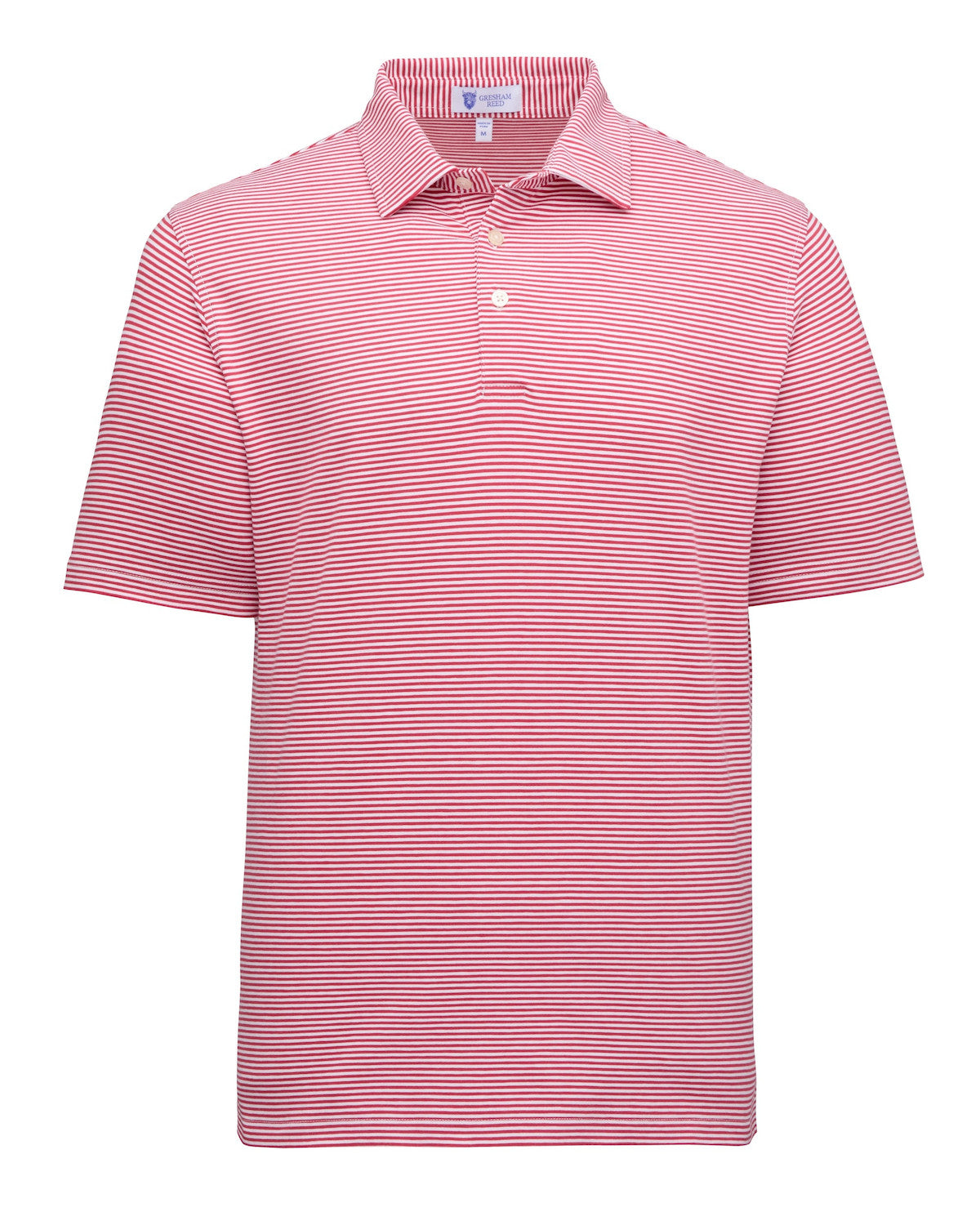 Gresham Reed - Red & White Stripe Polo
