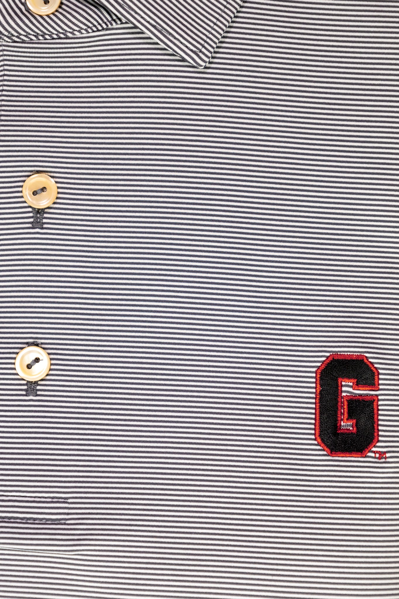 Peter Millar - Block G Jubilee Stripe Polo - Iron