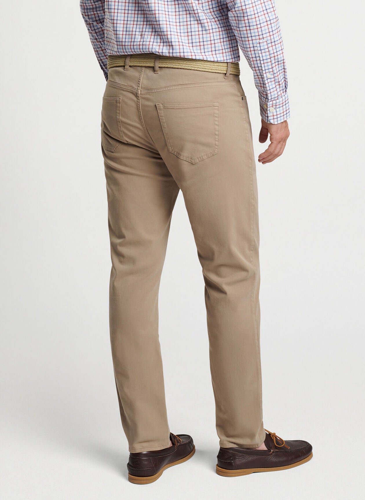 Peter Millar - Signature Sateen Five-Pocket Pant - Grain