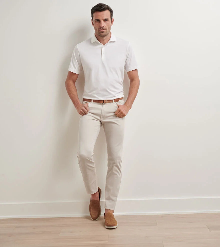 Peter Millar- Wayfare Five-Pocket Pant- Classic Stone