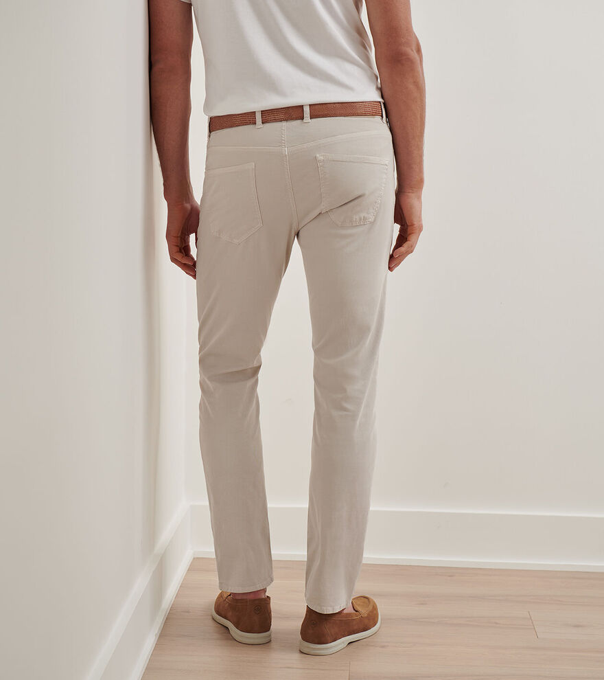 Peter Millar- Wayfare Five-Pocket Pant- Classic Stone