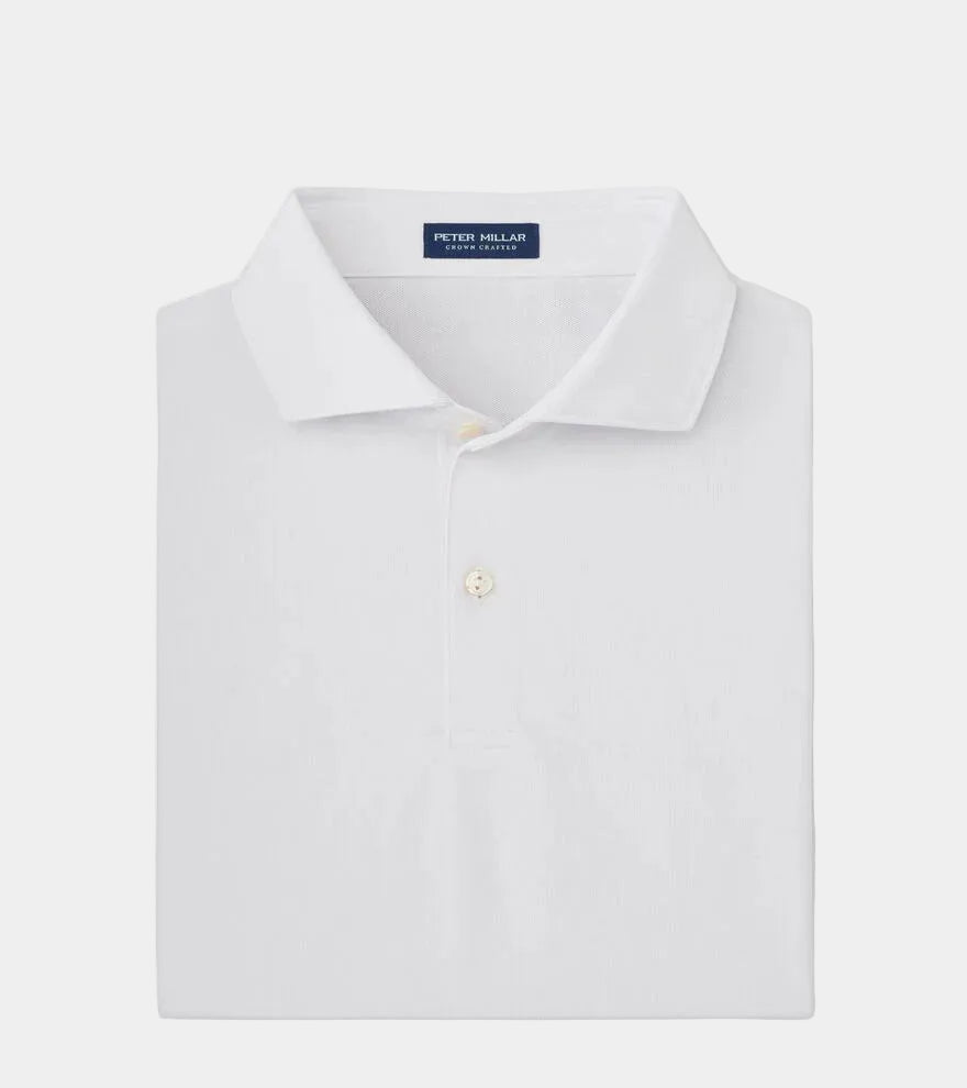 Peter Millar - Soul Performance Mesh Polo - White