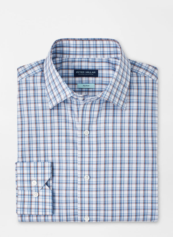 Peter Millar - Howgill Cotton Sport Shirt - Brook Blue