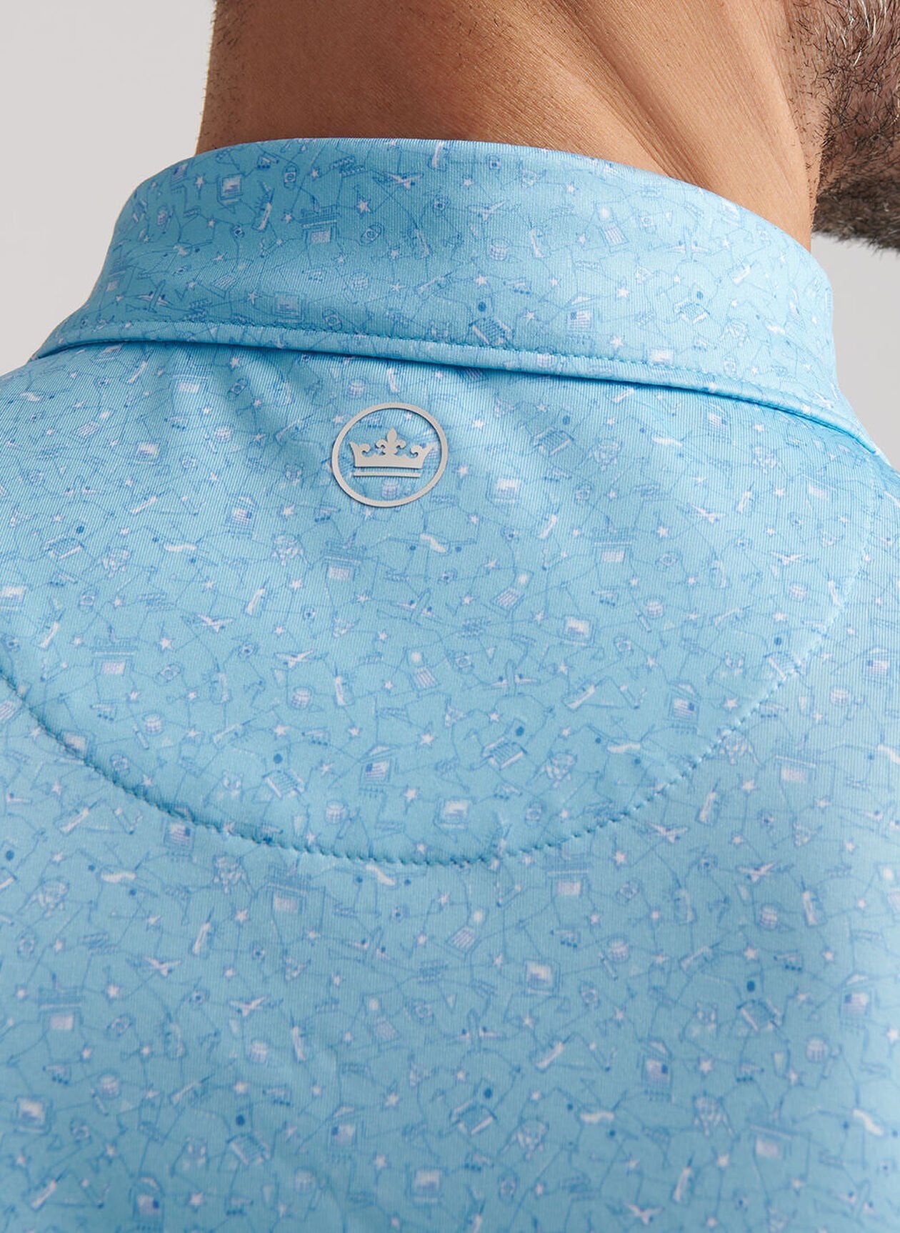 Peter Millar - Chambers Performance Jersey Polo - Seaport Blue