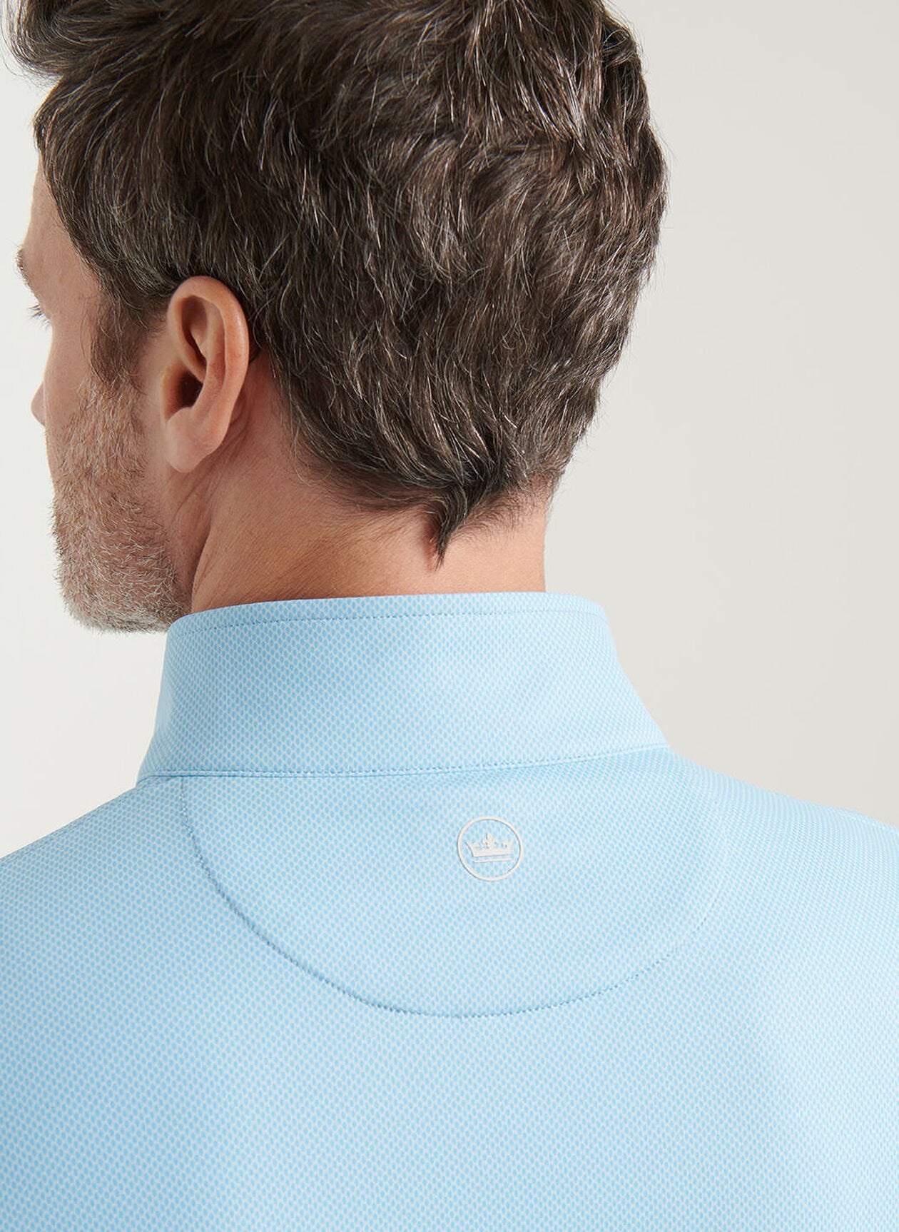 Peter Millar - Perth Birdseye Performance Quarter-Zip - Seaport Blue