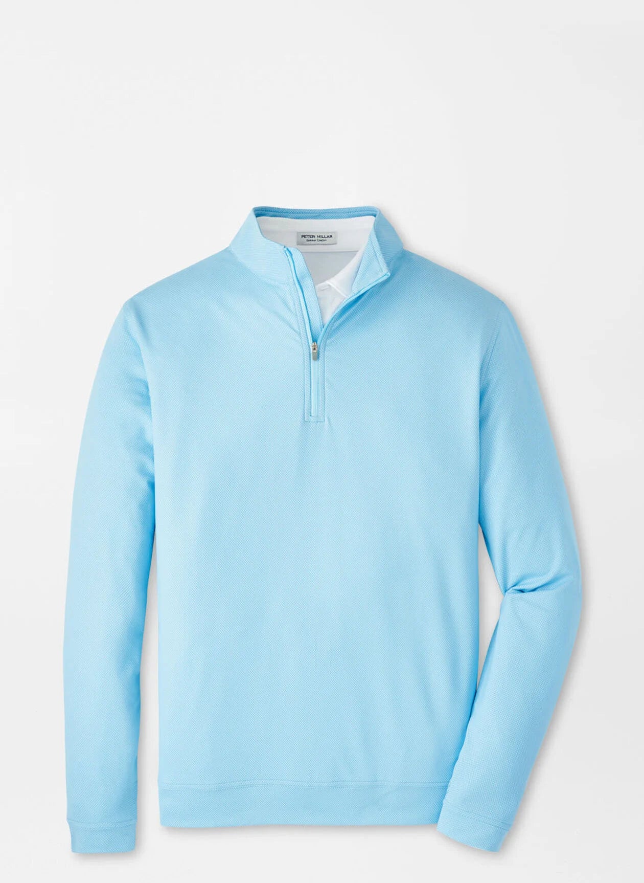 Peter Millar - Perth Birdseye Performance Quarter-Zip - Seaport Blue