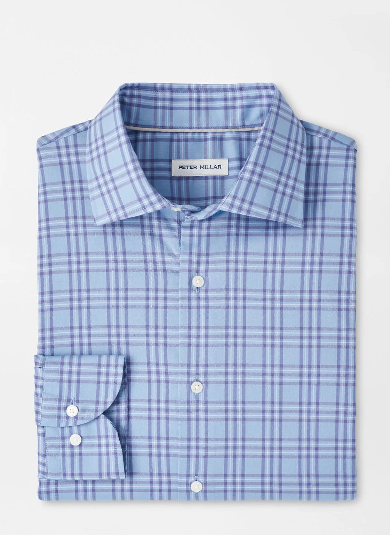 Peter Millar - Brevard Crown Lite Cotton Stretch Sport Shirt - Ruddy Blue