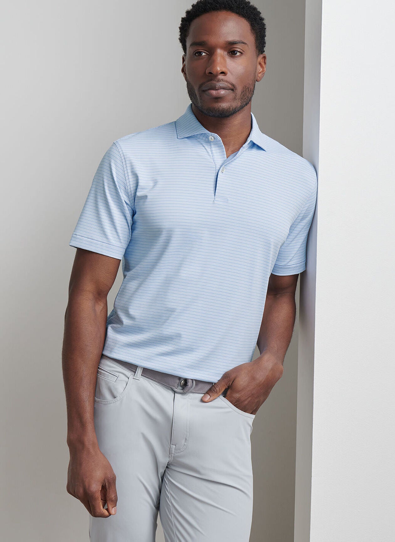 Peter Millar -  Channel Performance Jersey Polo - Wisteria