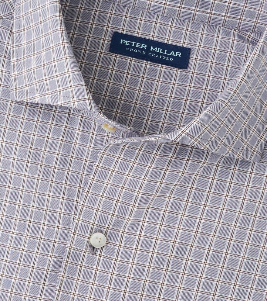 Peter Millar - Bechet Performance Poplin Sport Shirt - Nebula Blue