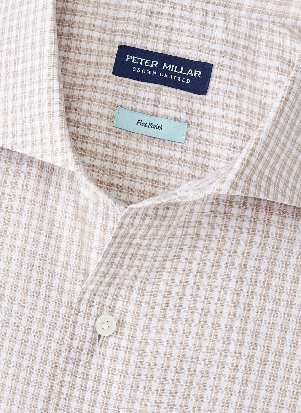 Peter Millar - Torino Cotton Sport Shirt - Camel