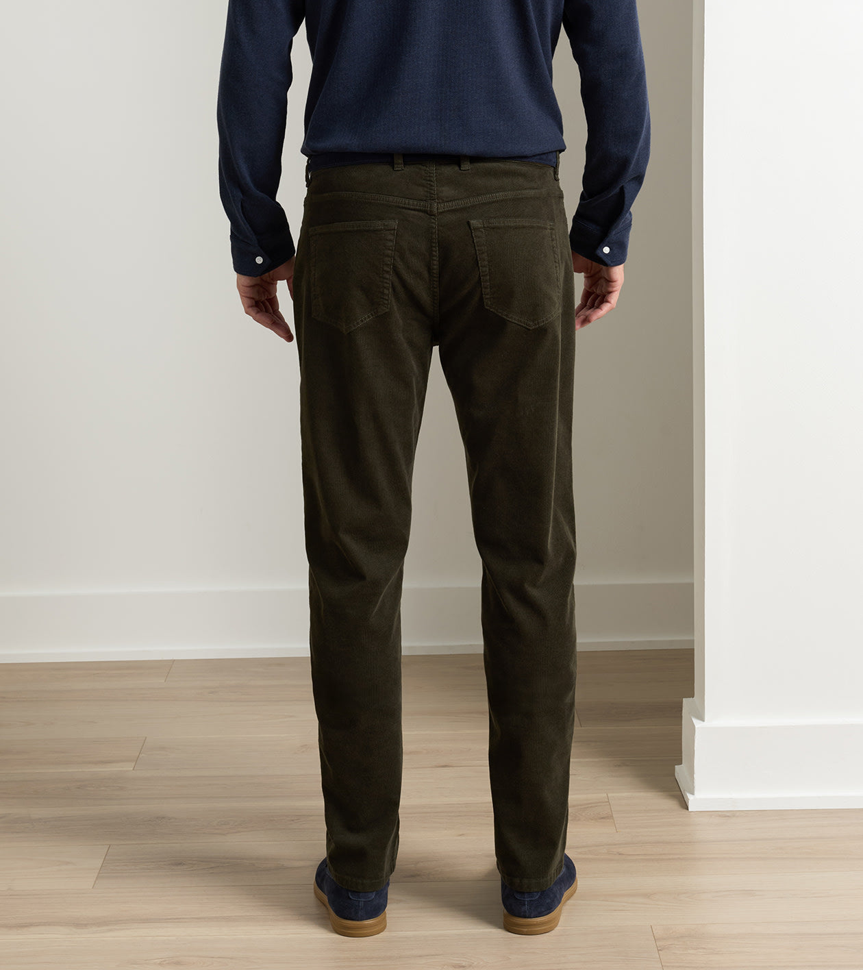 Peter Millar - Classic Comfort Corduroy Five Pocket Pant - Olive