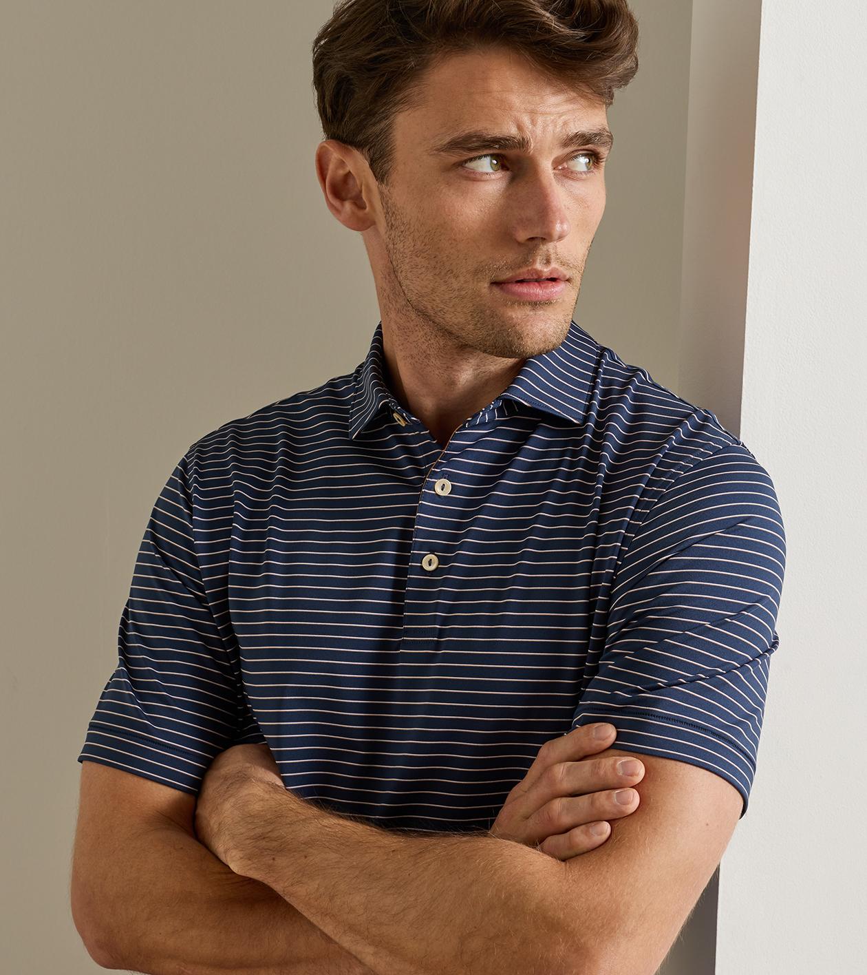 Peter Millar - Oaks Performance Jersey Polo - Navy