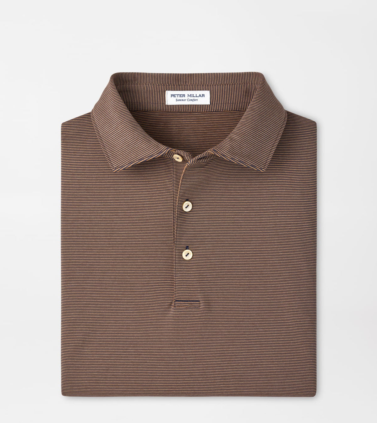 Peter Millar - Jubilee Performance Jersey Polo - Navy & Dark Amber