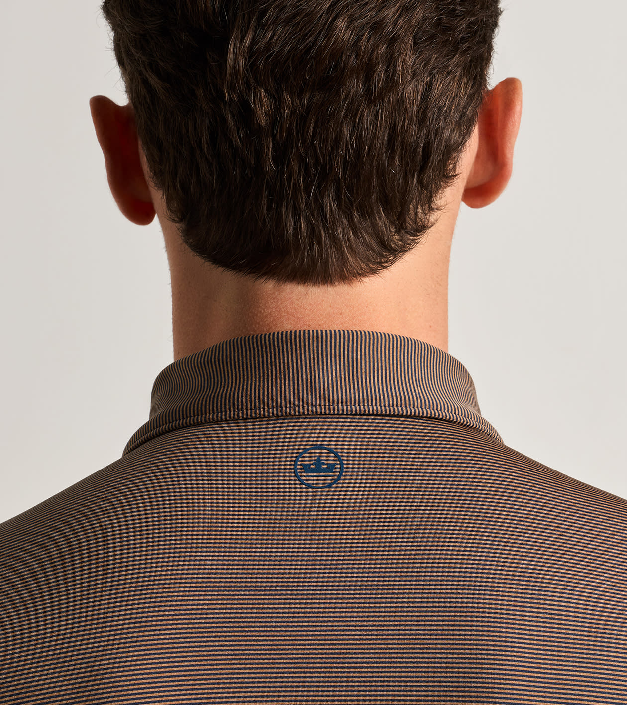 Peter Millar - Jubilee Performance Jersey Polo - Navy & Dark Amber