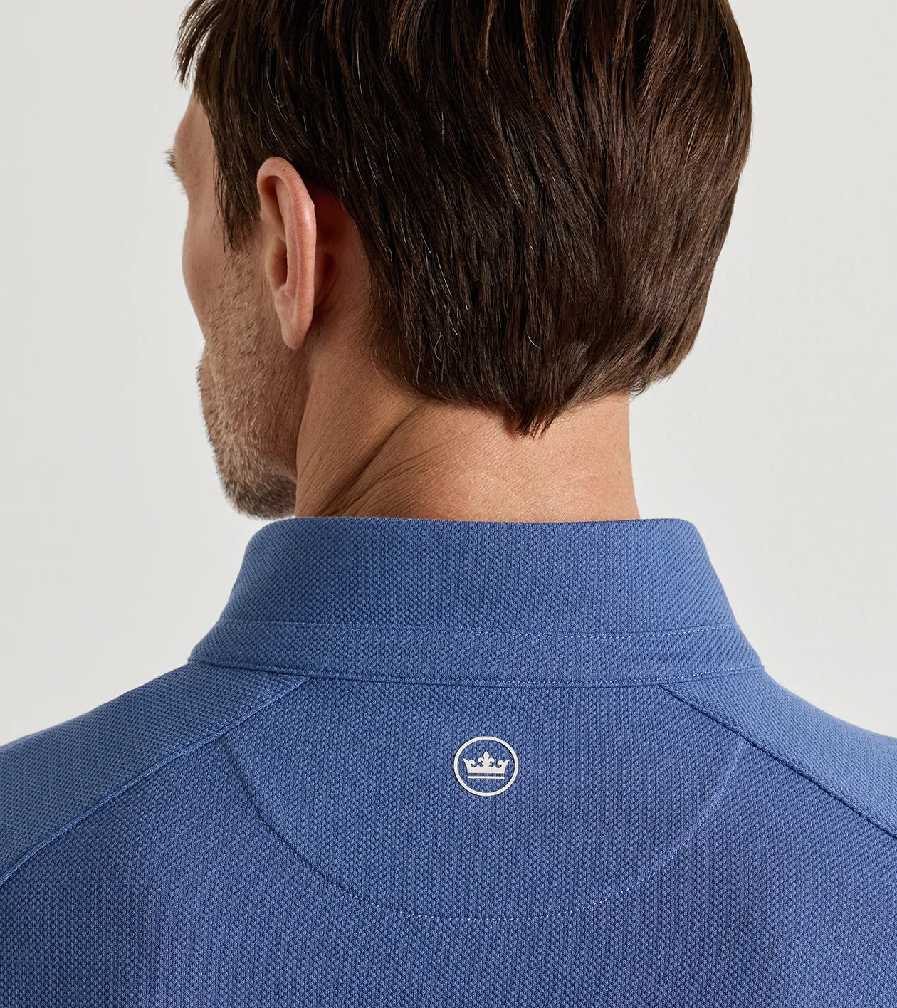 Peter Millar - Cradle Piqué Performance Quarter Zip - Bali Blue