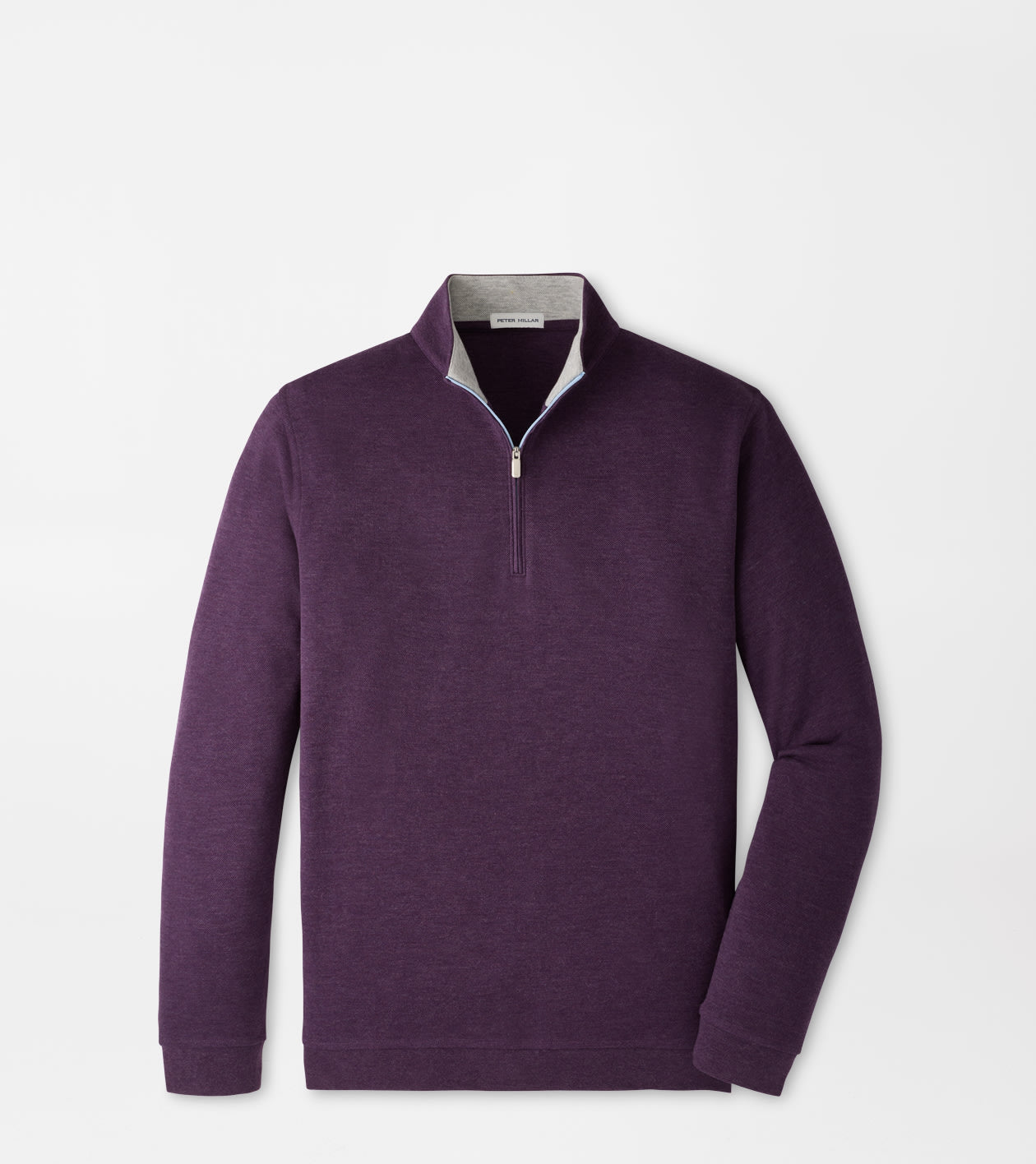 Peter Millar - Crown Comfort Quarter-Zip Pullover - Grapeseed