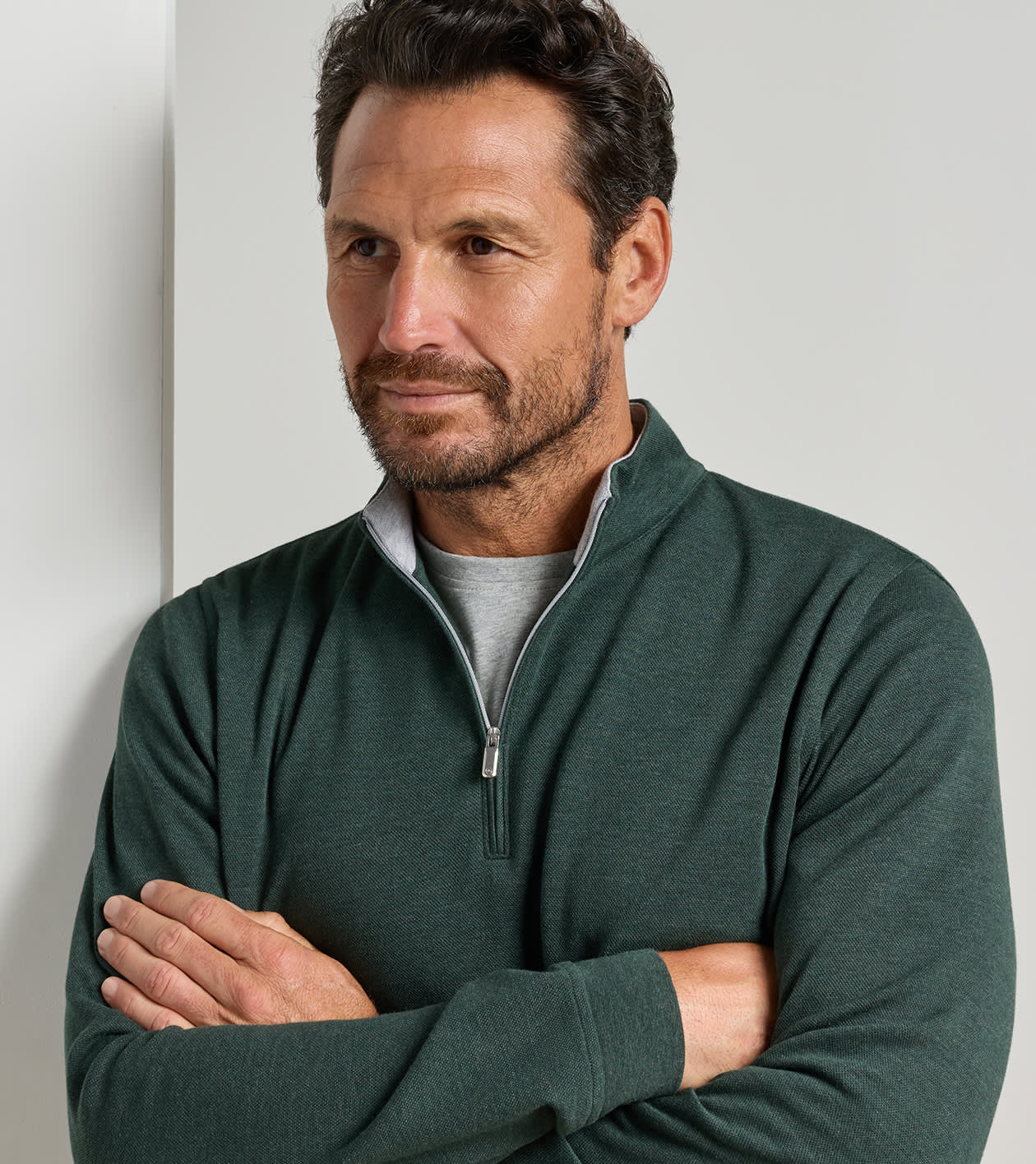 Peter Millar - Crown Comfort Quarter-Zip Pullover - Pine Brook