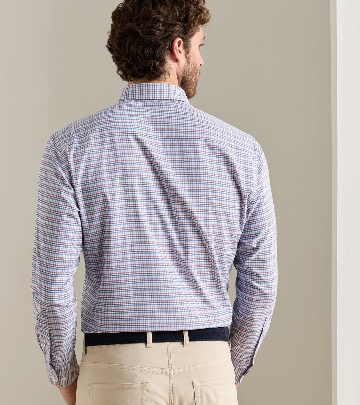 Peter Millar - Wayne Performance Twill Sport Shirt - Blue Freesia