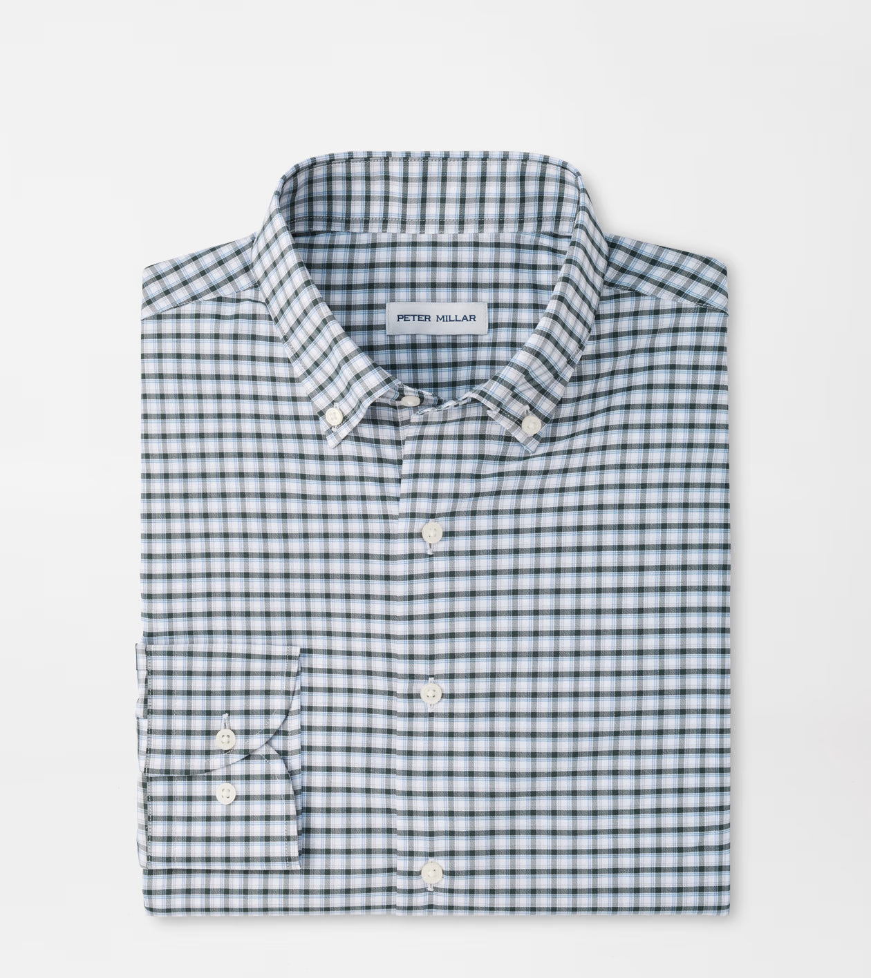 Peter Millar - Charles Performance Twill Sport Shirt - Pine Brook