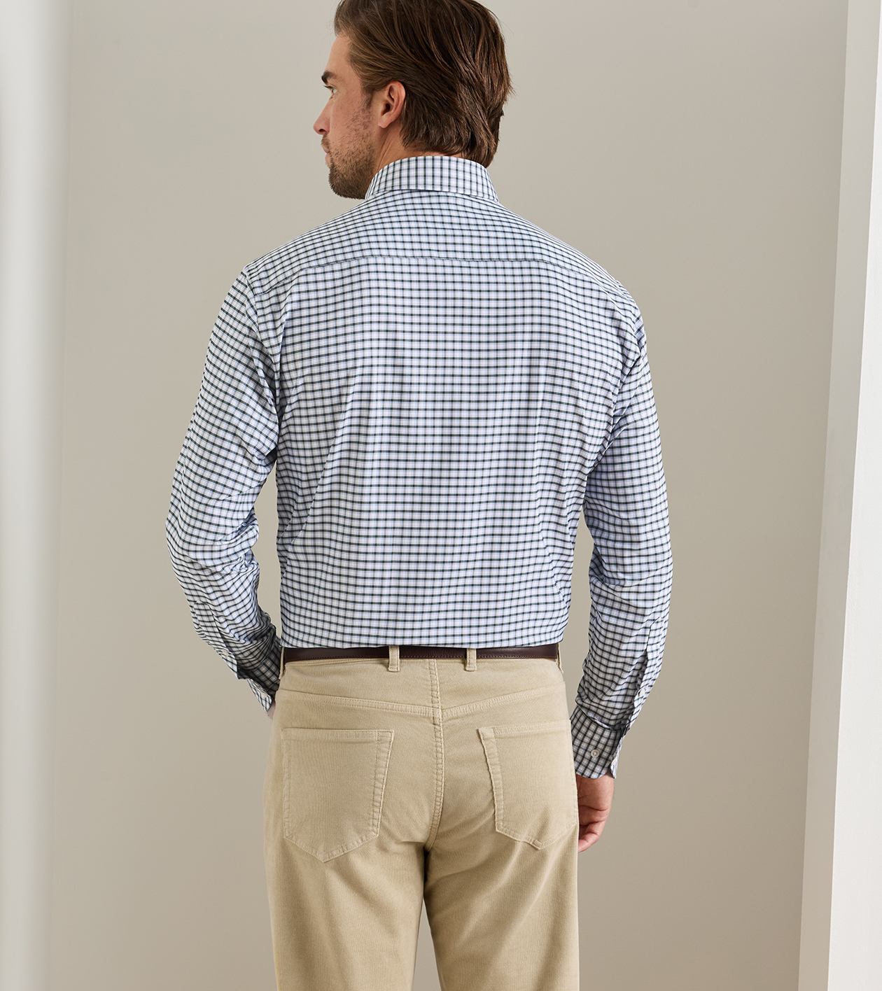 Peter Millar - Charles Performance Twill Sport Shirt - Pine Brook