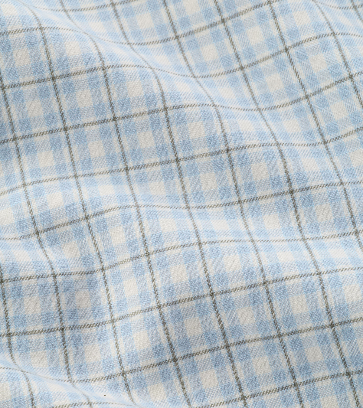 Peter Millar - Oliver Performance Flannel Sport Shirt- Gravel Blue