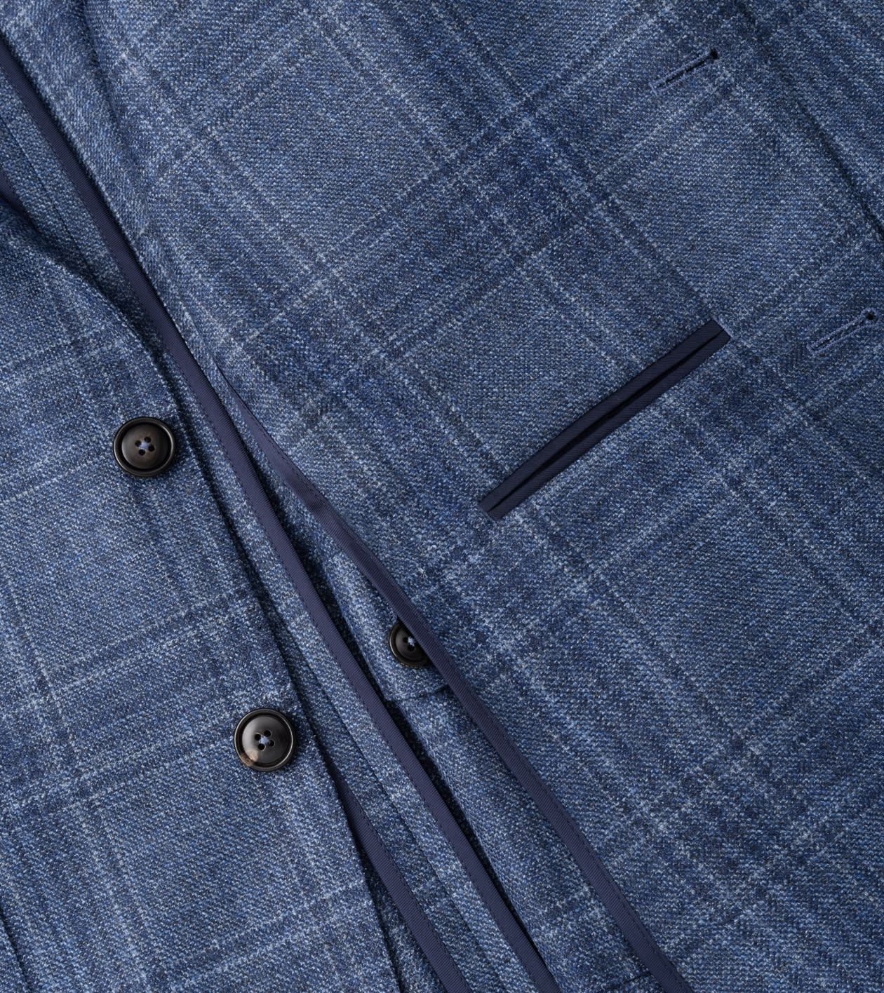 Peter Millar - Davies Plaid Soft Jacket - Cadet