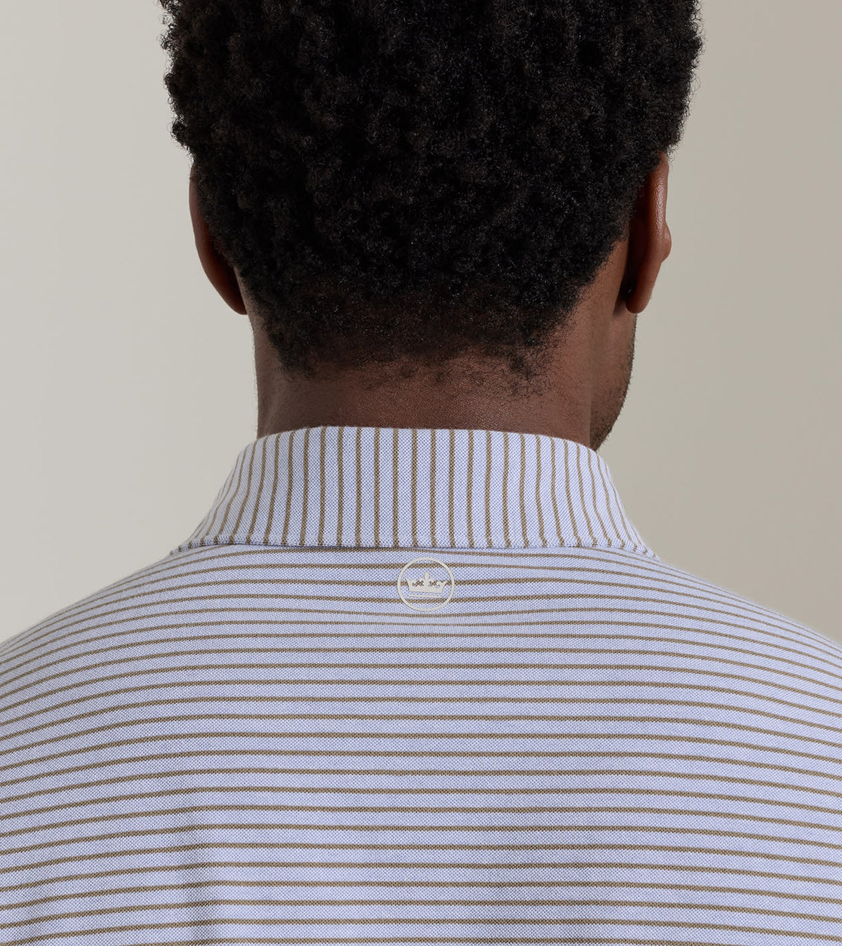 Peter Millar - Albatross Cotton-Blend Piqué Polo - Windy Blue & Light Mocha