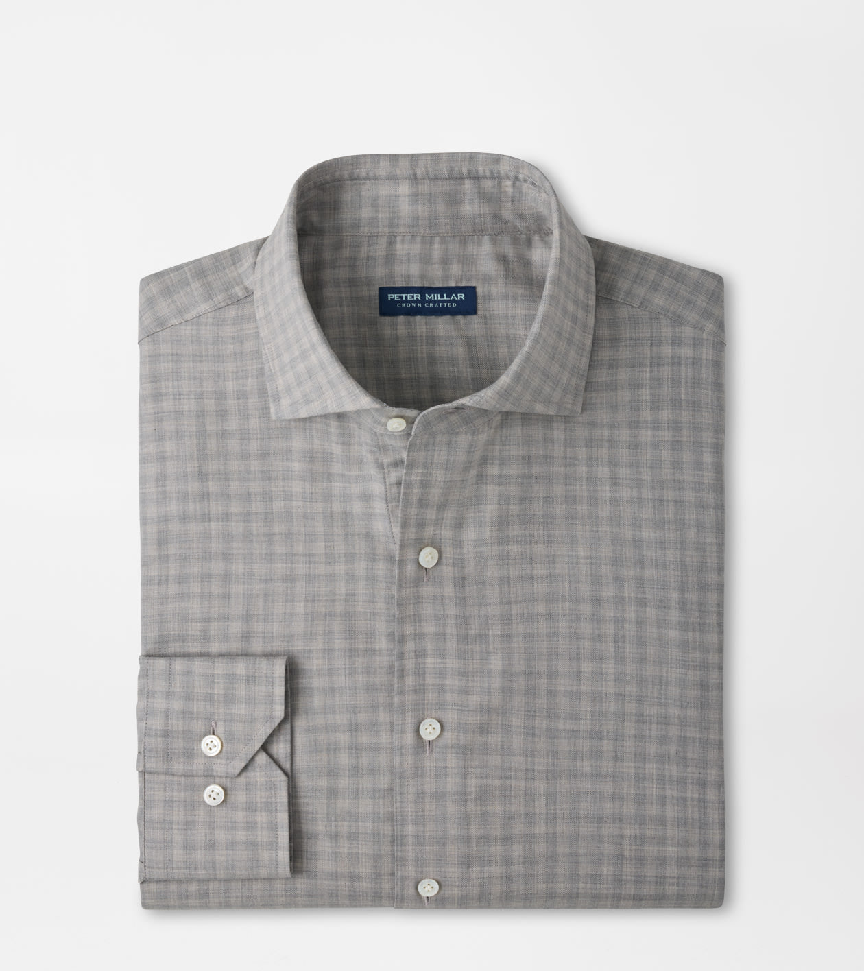 Peter Millar - Felix Cotton Sport Shirt - Argento