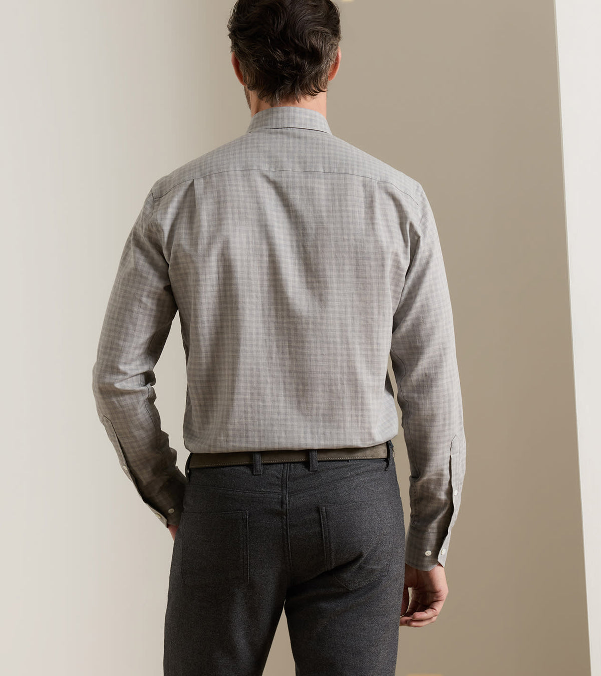 Peter Millar - Felix Cotton Sport Shirt - Argento