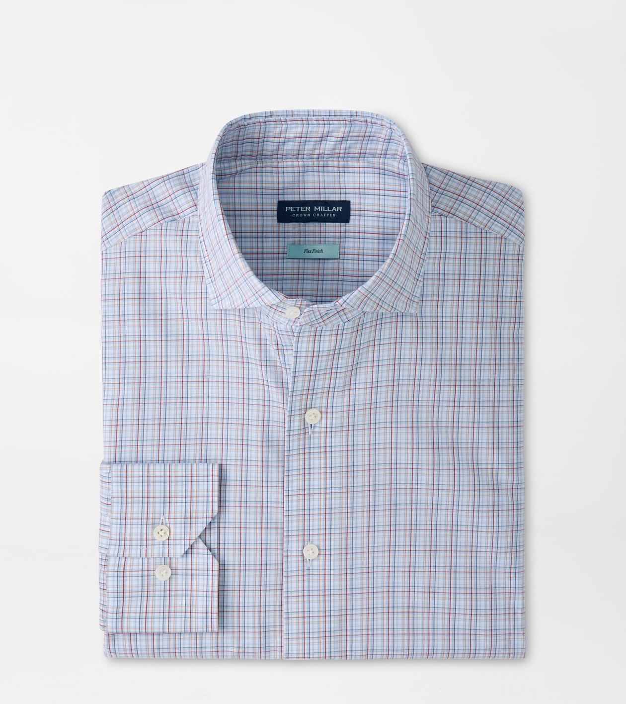 Peter Millar - Amos Cotton Sport Shirt - Whitehaven Blue