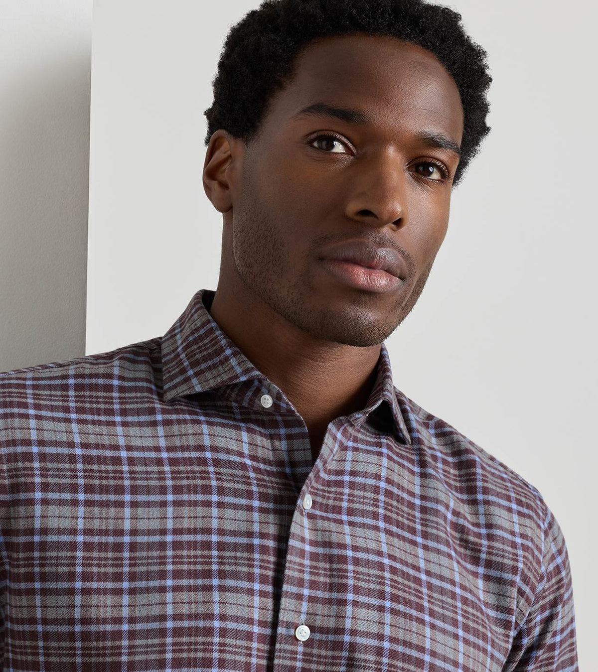 Peter Millar - Cuneo Italian Flannel Sport Shirt - Argento
