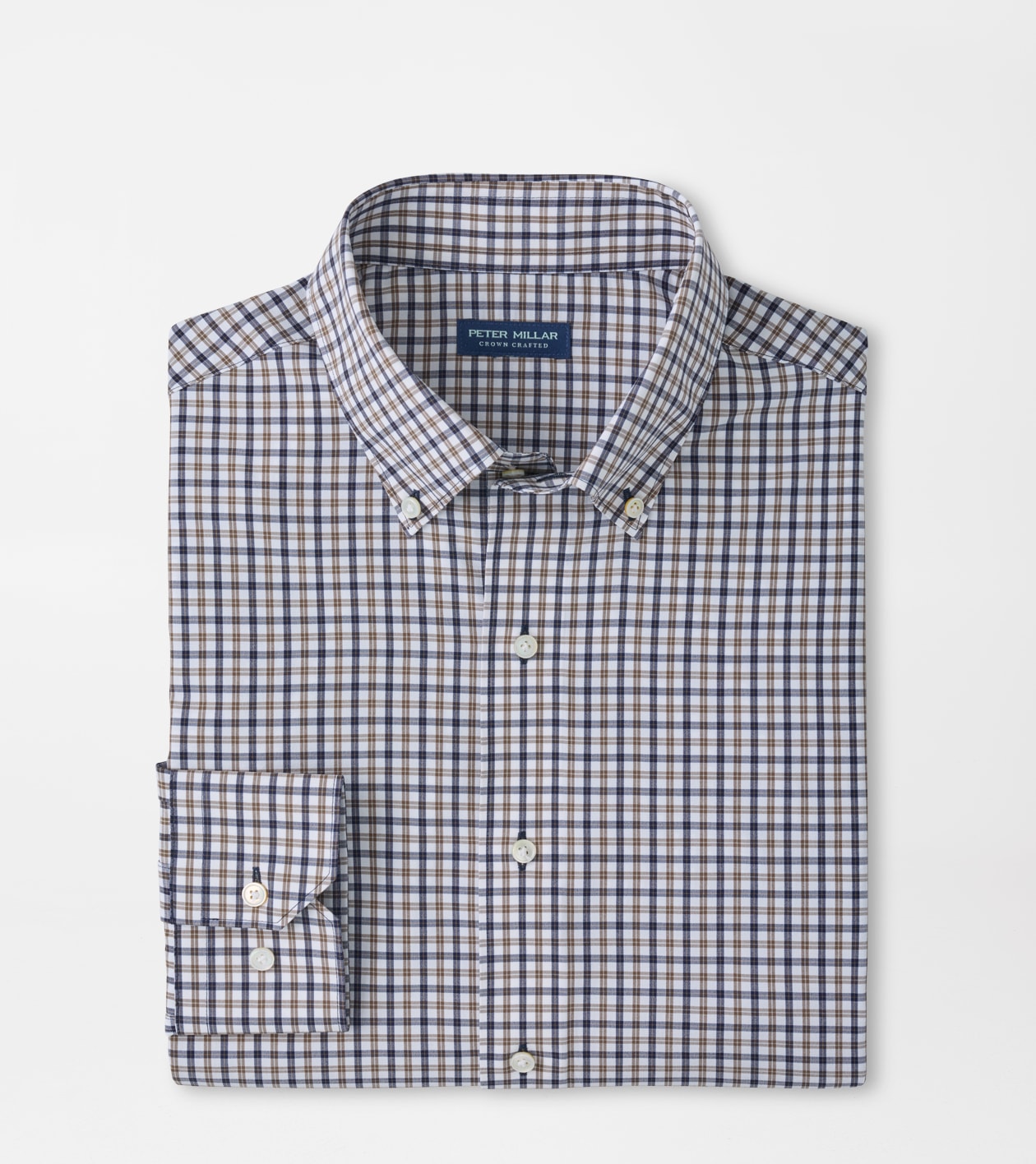 Peter Millar - Clarence Performance Poplin Sport Shirt - WIndy Blue