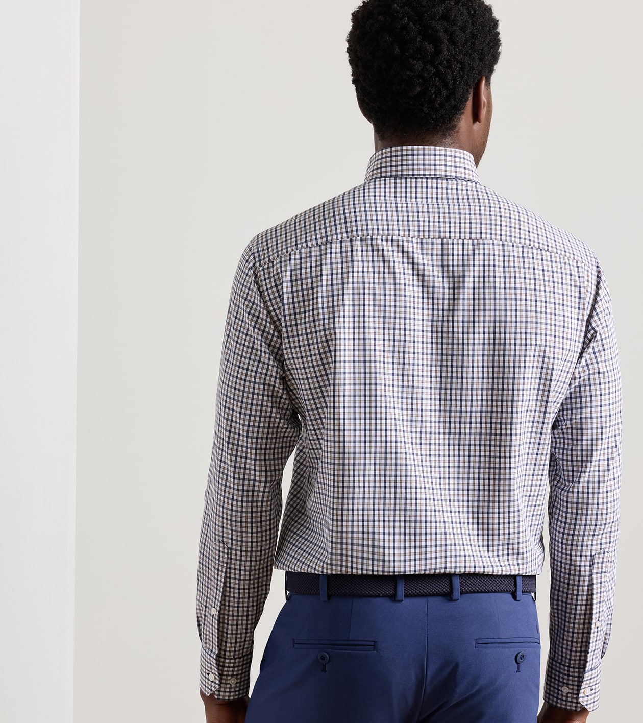 Peter Millar - Clarence Performance Poplin Sport Shirt - WIndy Blue