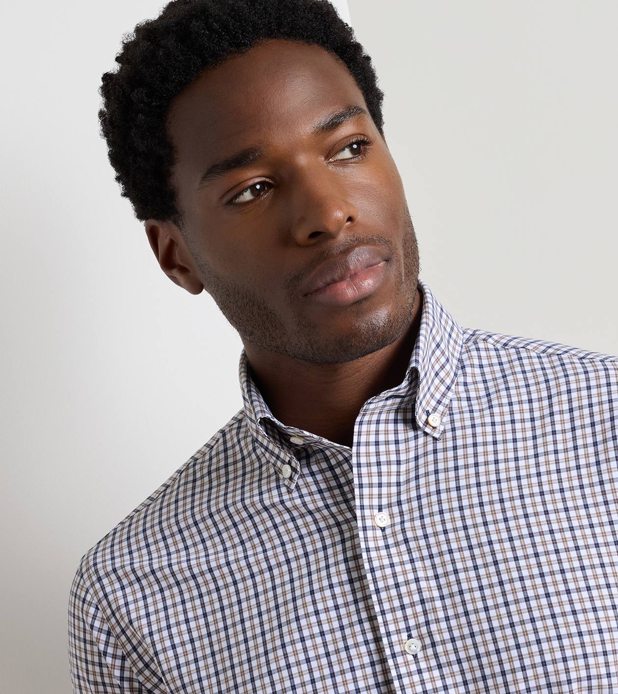 Peter Millar - Clarence Performance Poplin Sport Shirt - WIndy Blue