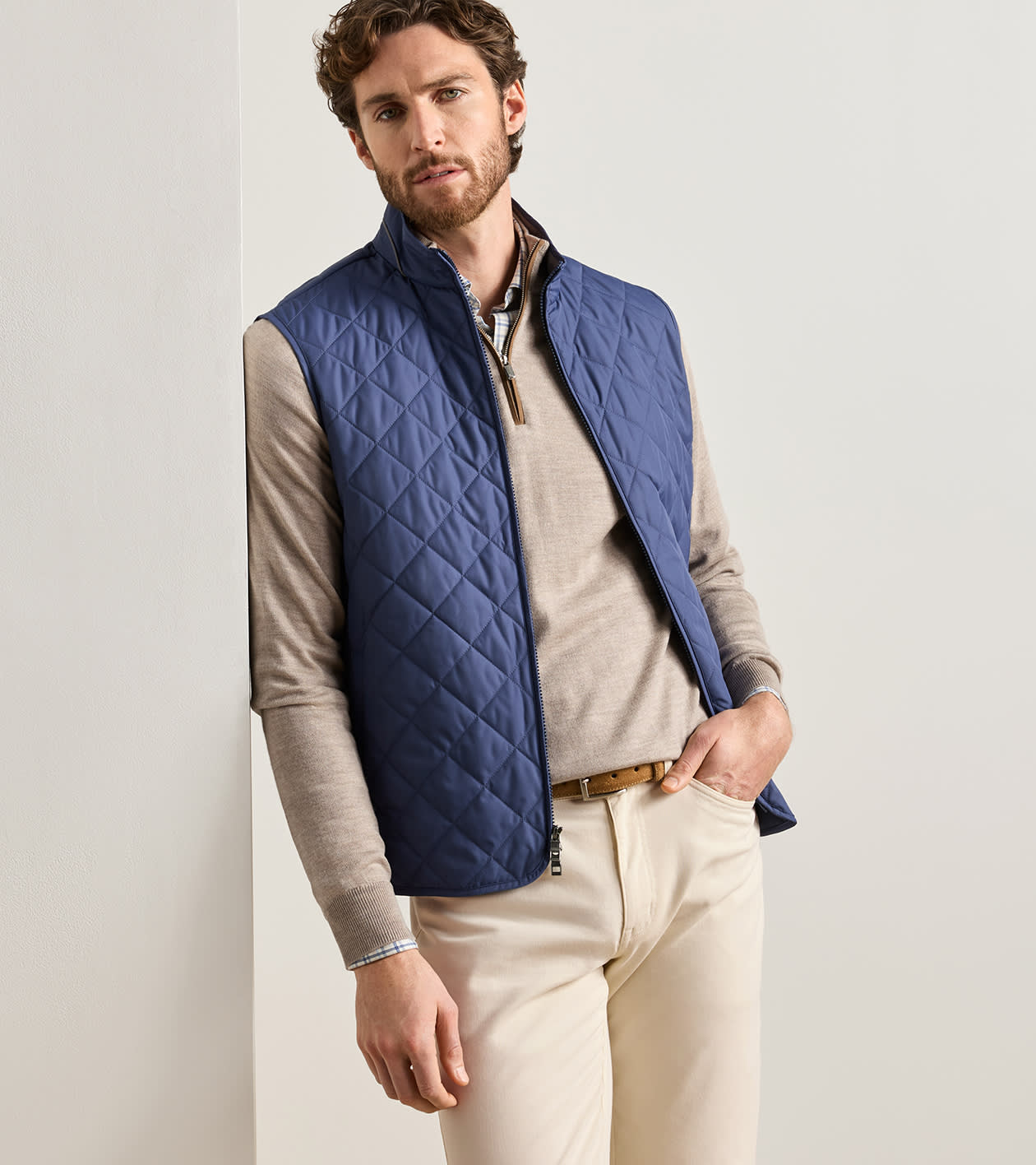 Peter Millar - Essex Vest - Crown Blue
