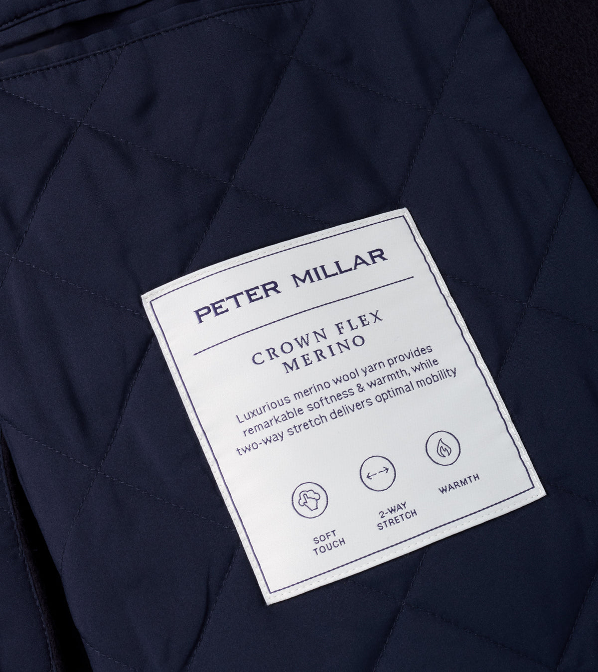 Peter Millar - Crown Flex Merino City Coat - Navy