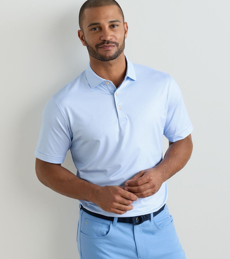 Peter Millar - Medina Performance Jersey Polo - Bluebird