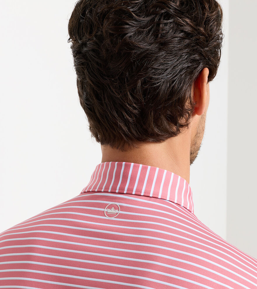 Peter Millar - Dunnes Performance Jersey Polo - Chili Red