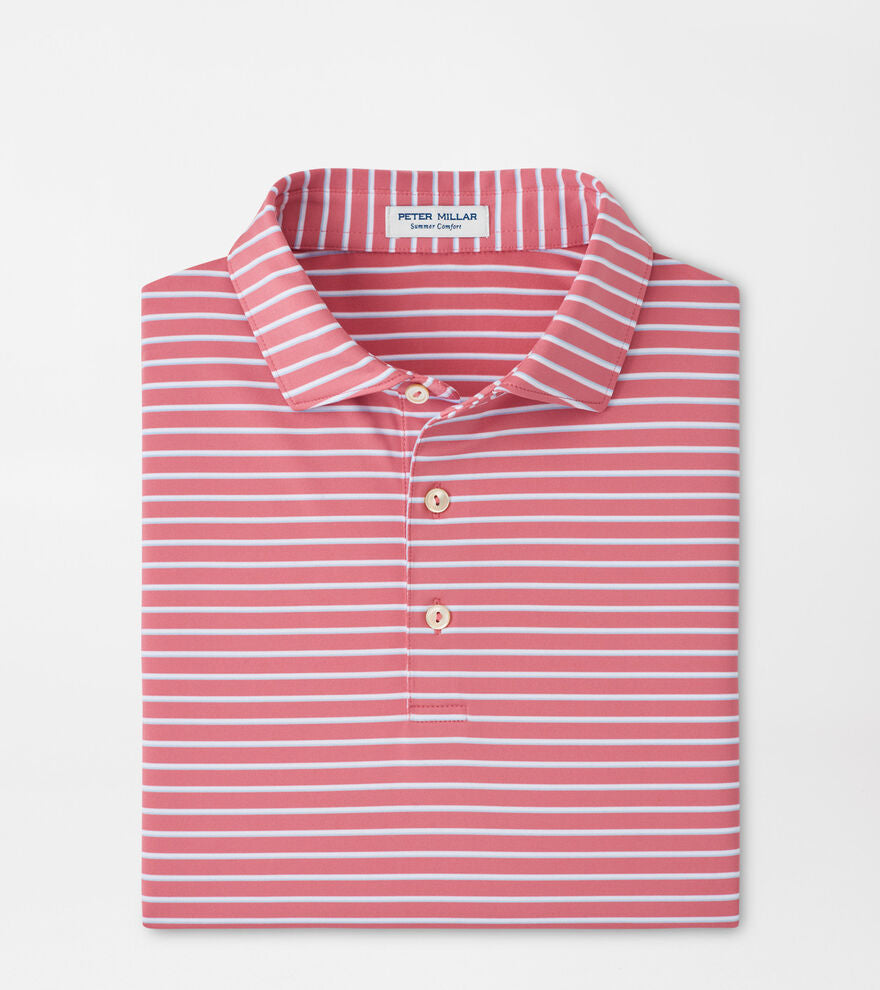 Peter Millar - Dunnes Performance Jersey Polo - Chili Red